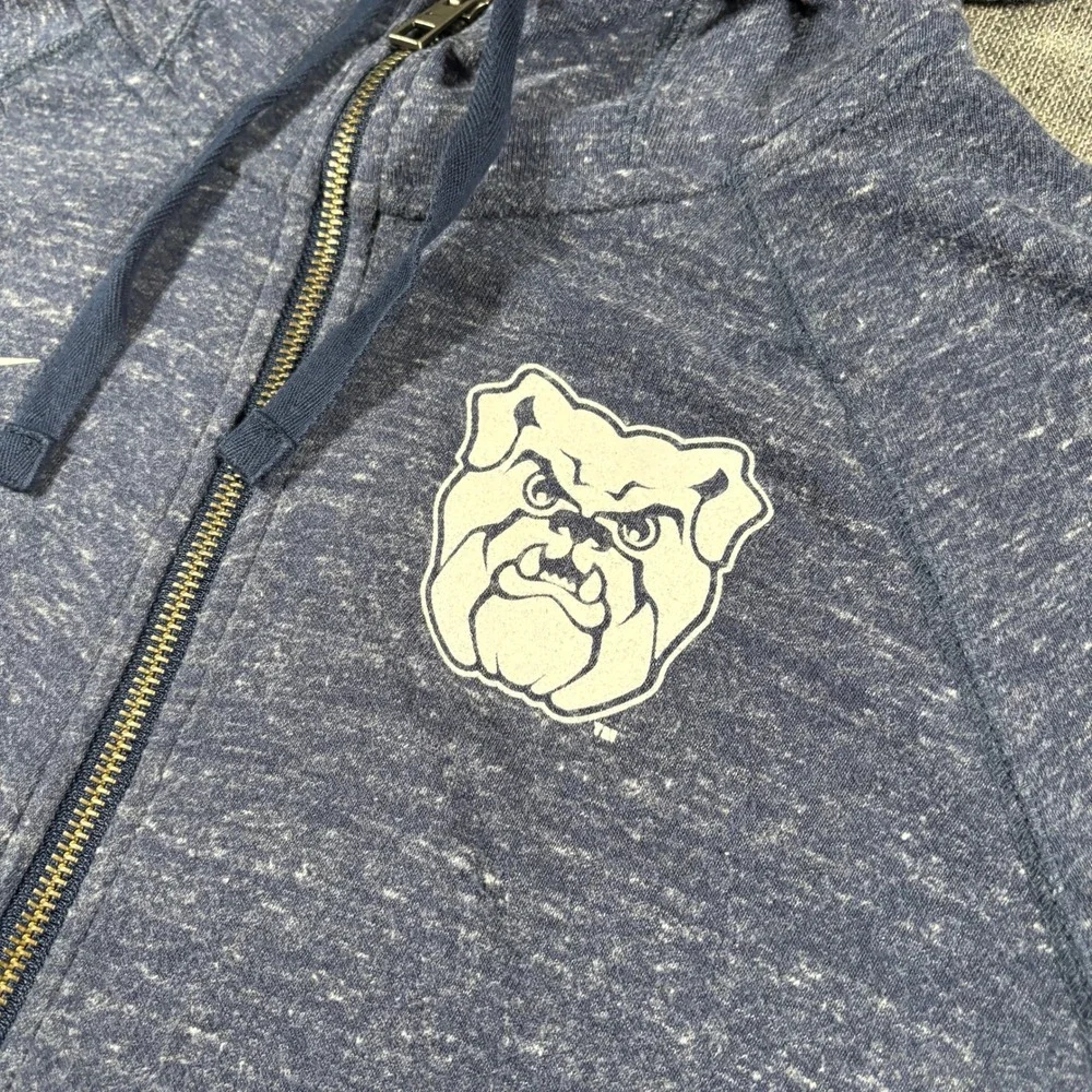 Nike Butler Bulldogs Full Zip Hoodie Womens Medium Blue Heathered Gym W32771
